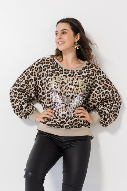 Italian sweater - Leopard lux