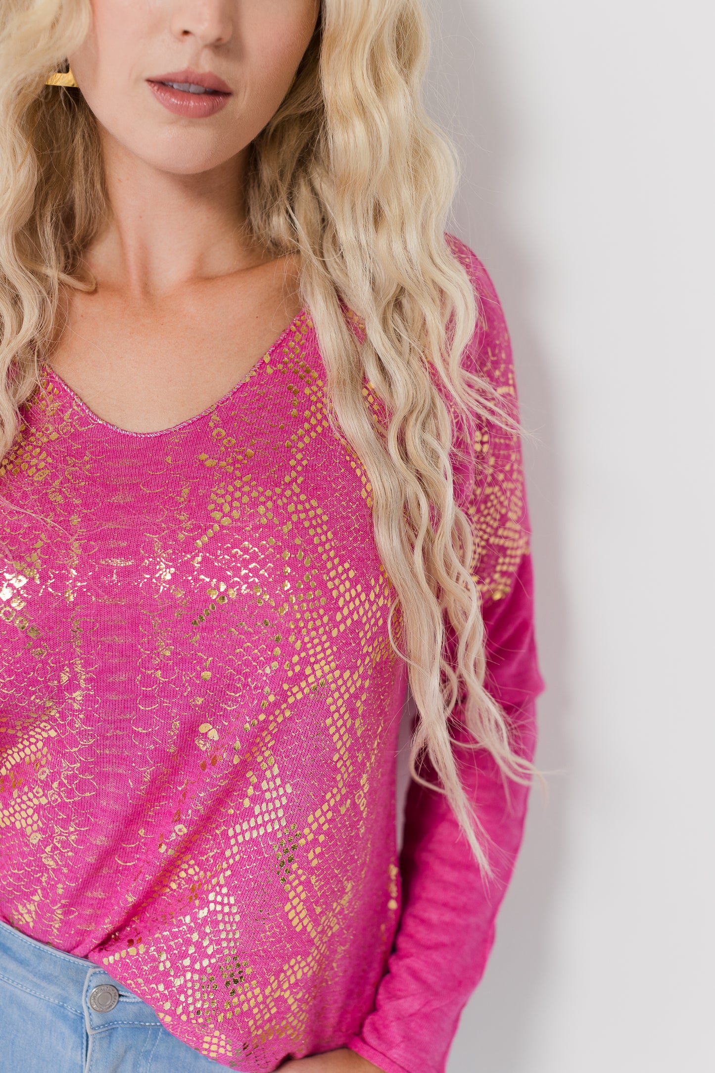 Pink Snake - Italian knit