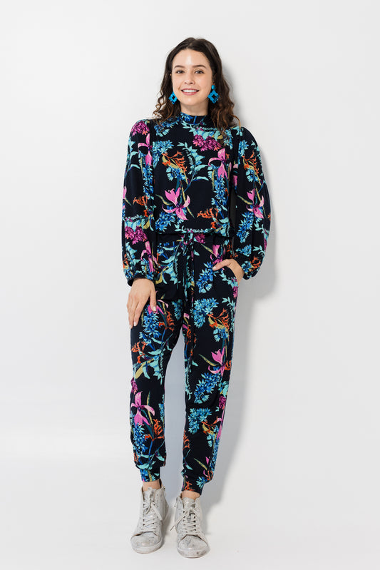 Jumpsuit - Sophisticated floral