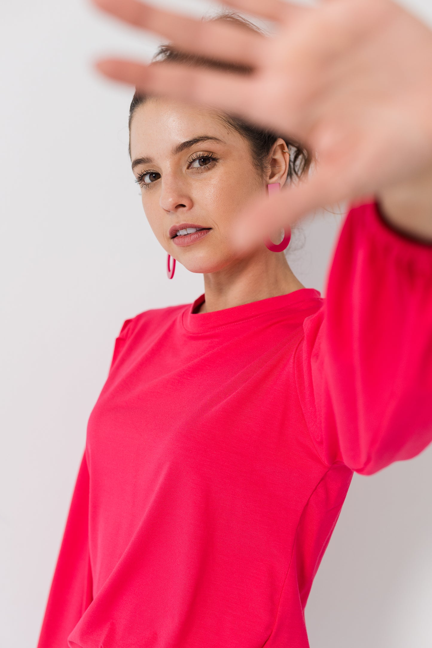 Mia top - Cerise pink