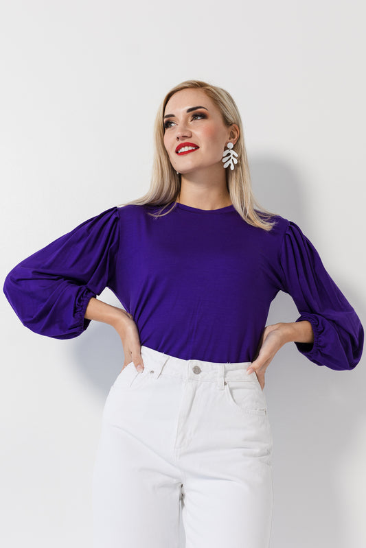 Mia Top - Plush Purple