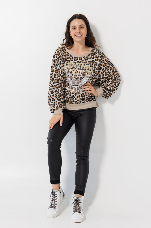 Italian sweater - Leopard lux