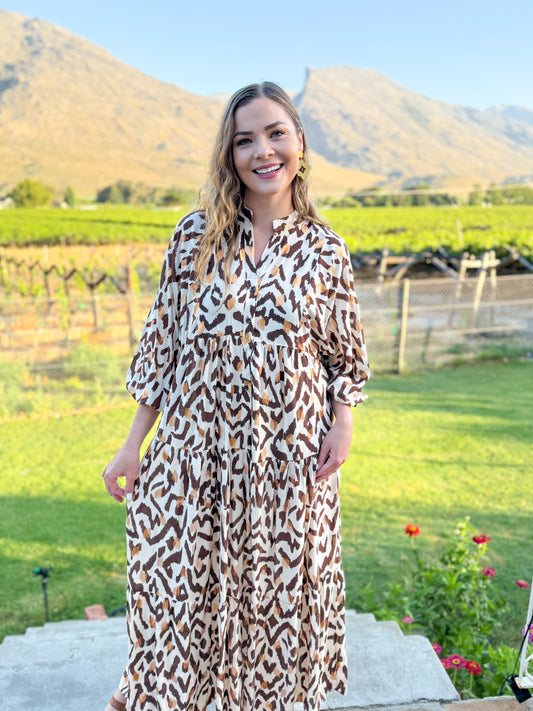 Jenna dress - Leopard