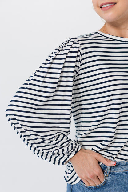 Mia top - Atlantic stripe