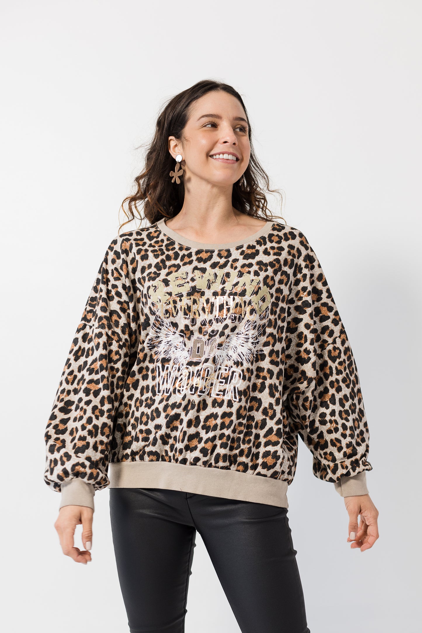 Italian sweater - Leopard lux