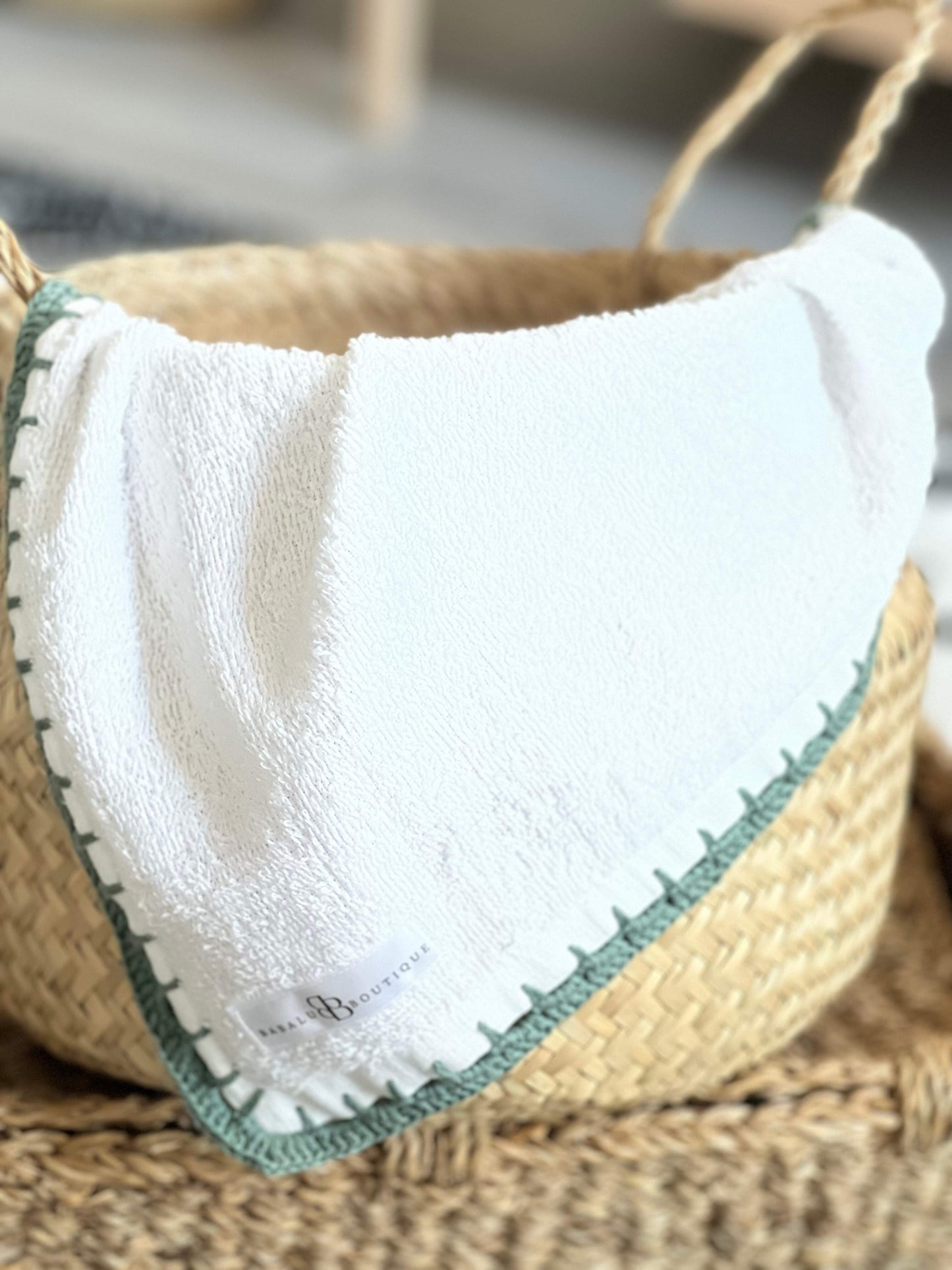 Burp cloth - Sage Babalu boutique