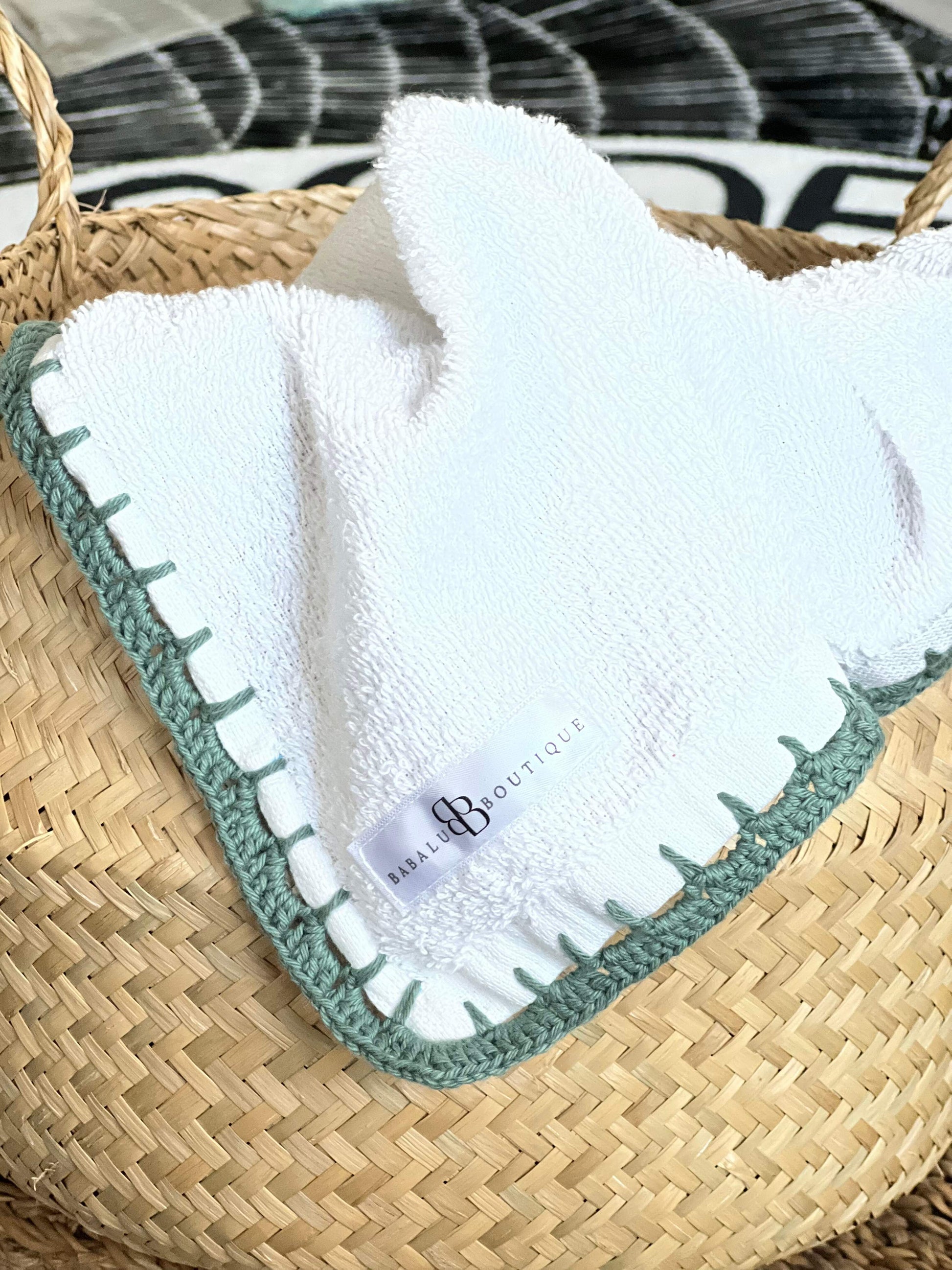 Burp cloth - Sage Babalu boutique