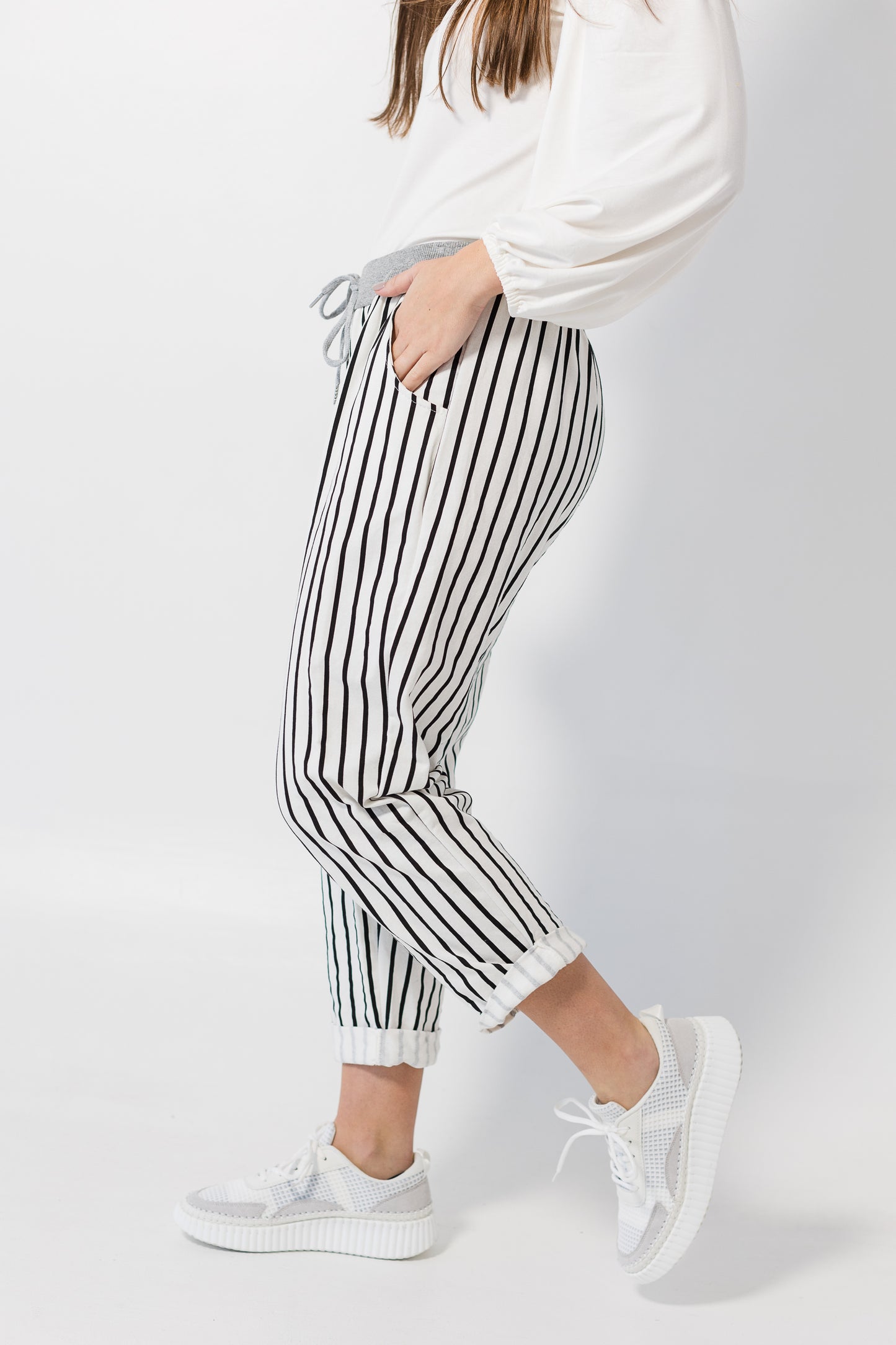 Italian pants - Sassy stripe