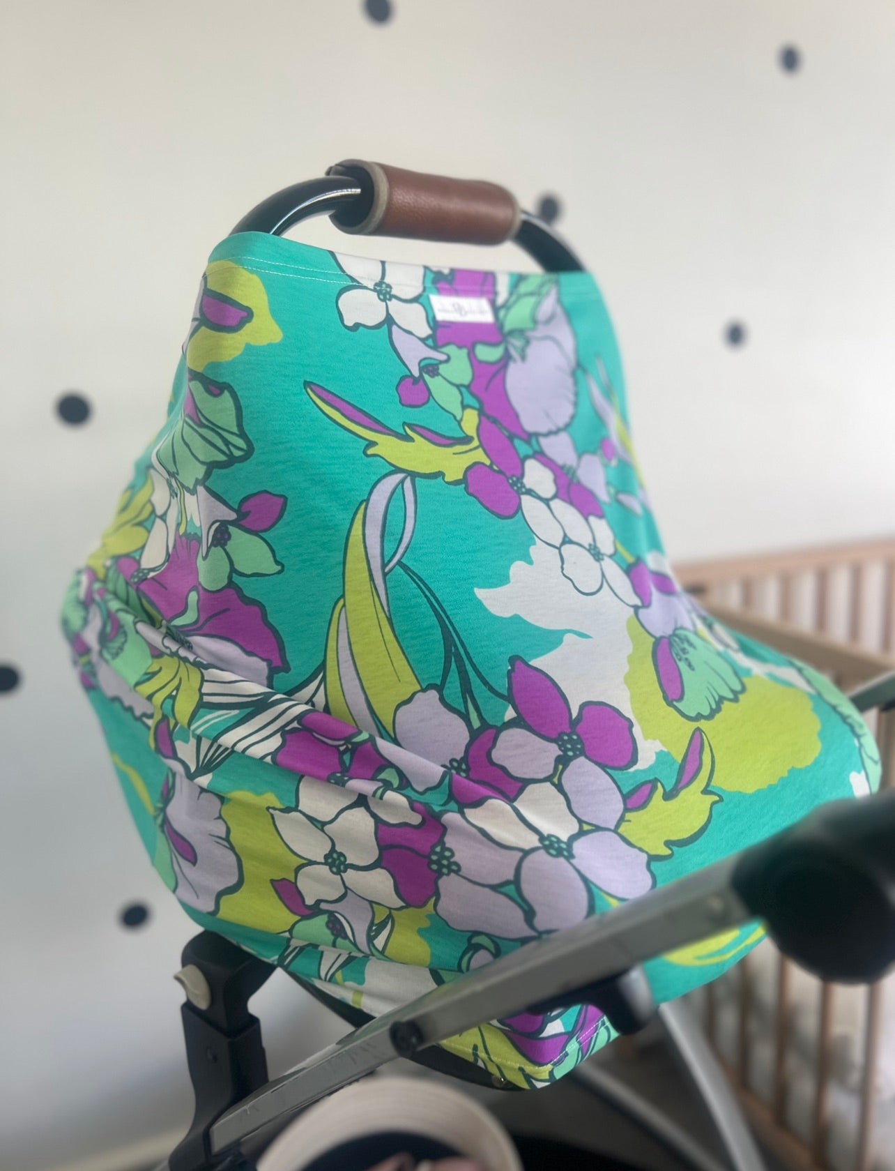 Car seat cover / feeding blanket - Flora Jubilee Babalu boutique