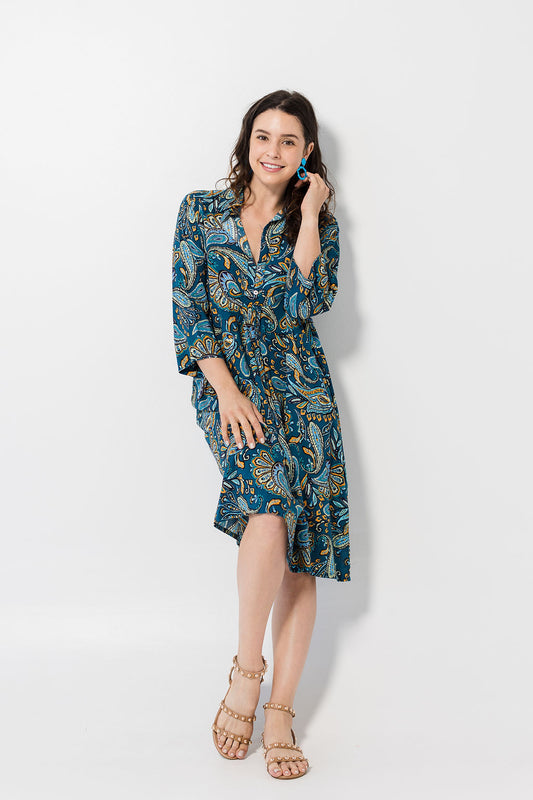 Klara dress - Paisley pop