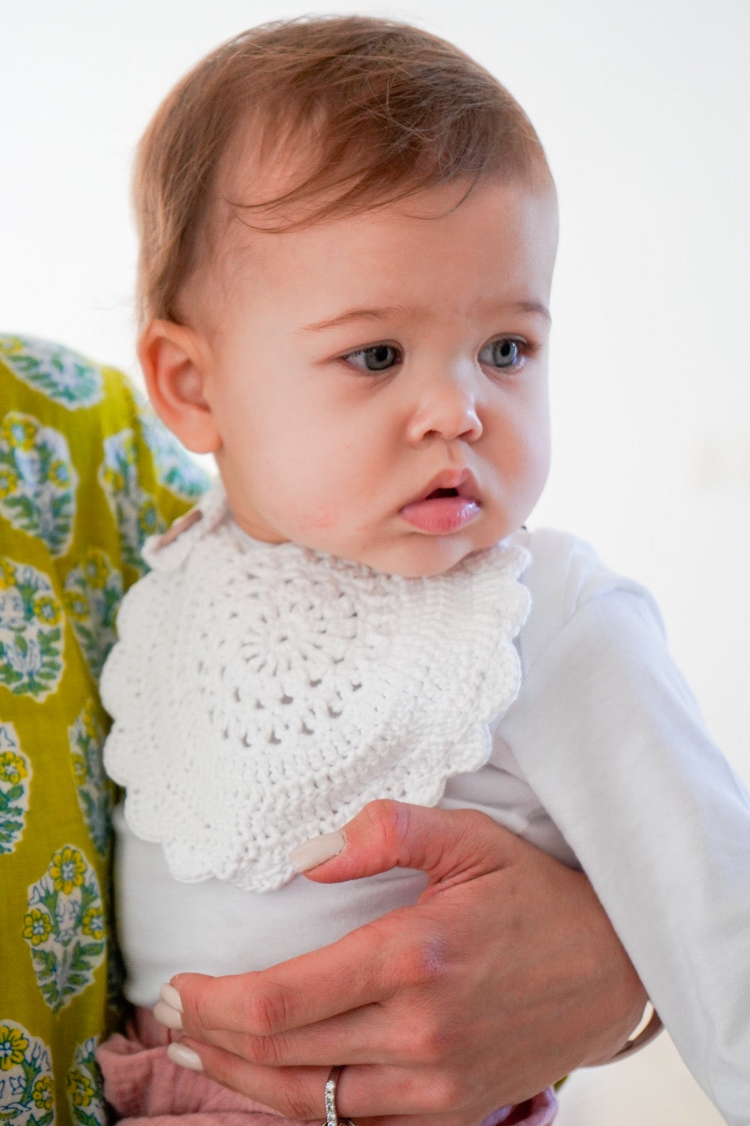 Detailed baby bibs - white Babalu boutique