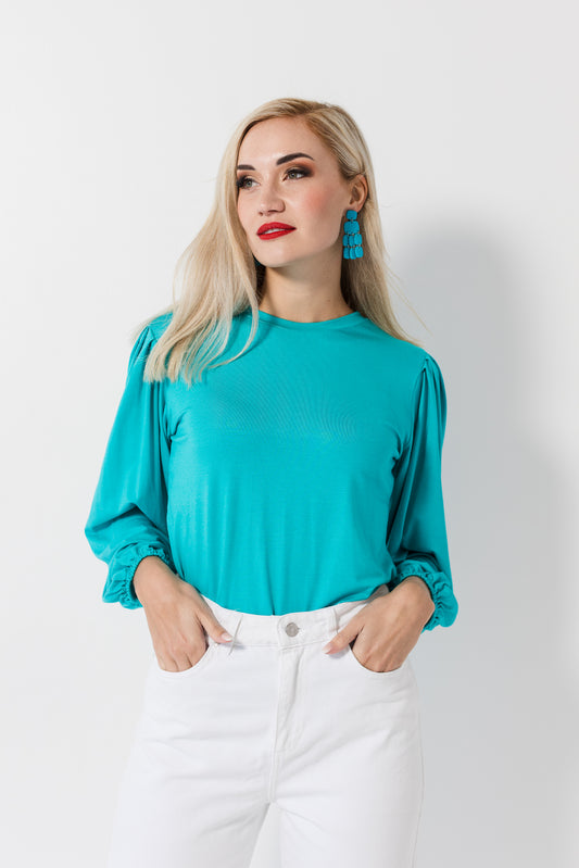 Mia top - Aqua