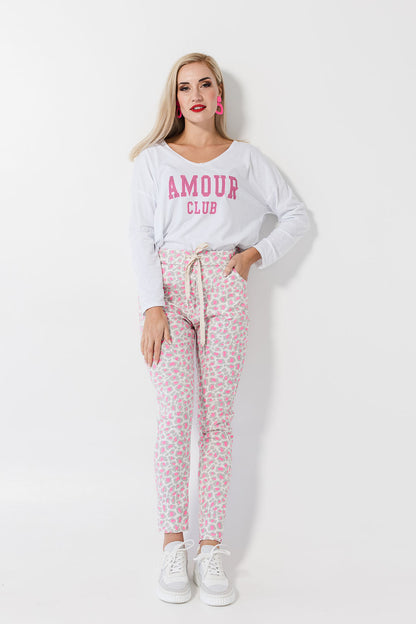 Italian top - Amour Pink