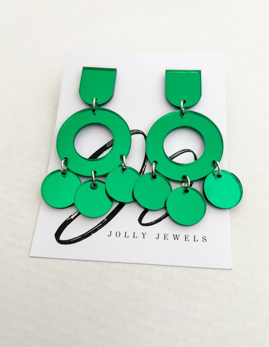 Madeline earrings - Green Babalu boutique