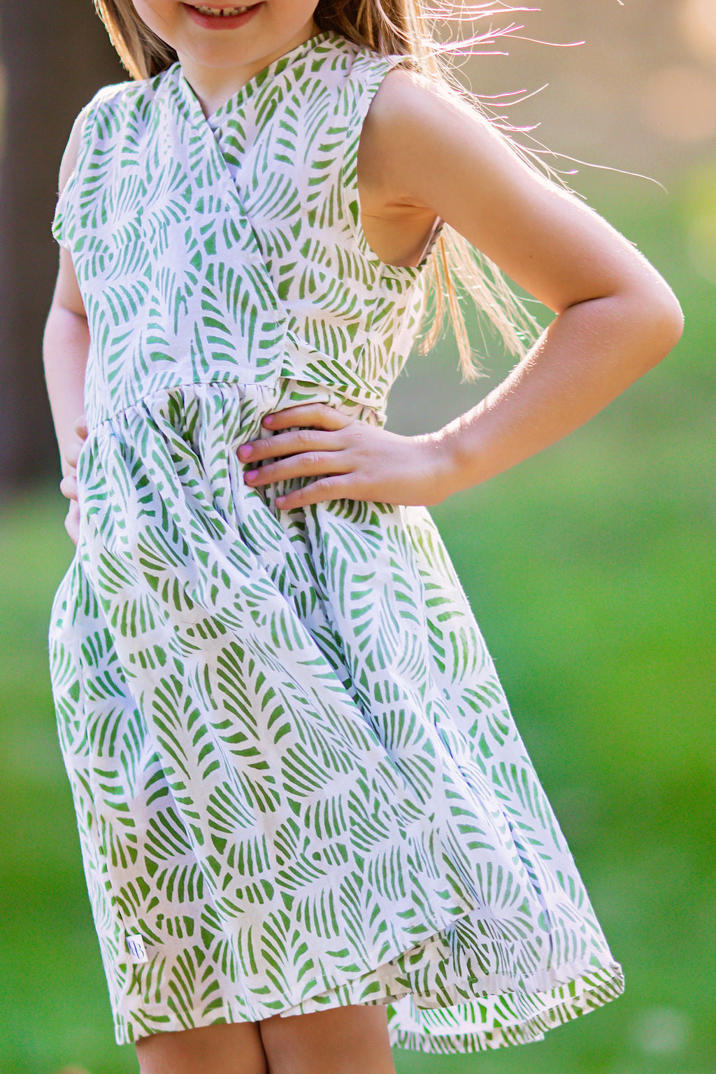 Wrap dress- Evergreen